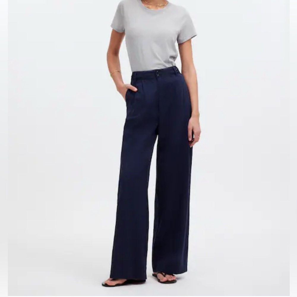 Madewell Navy Women's wide-leg Pants